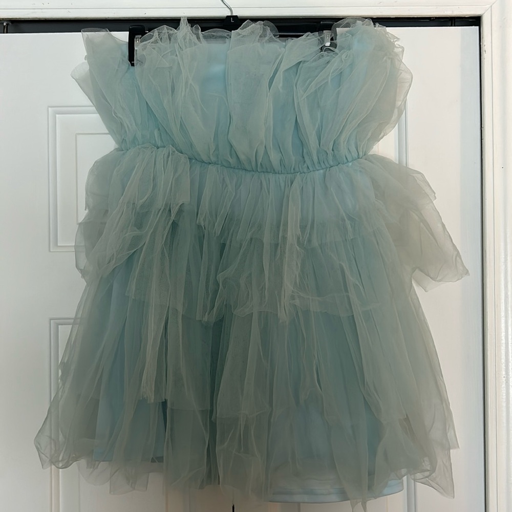 Altar’s State blue tulle dress